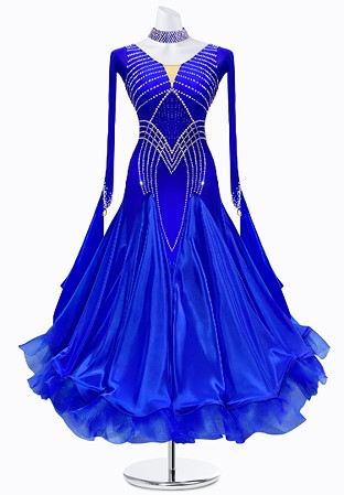 Serene Frill Ballroom Gown JT-B4434