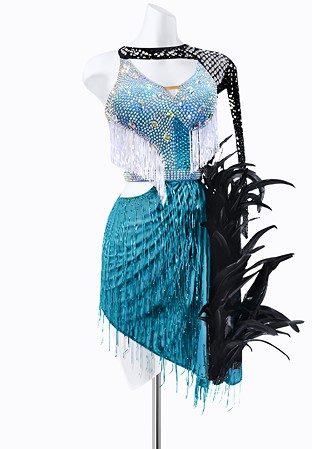 Serene Mesh Latin Dress PR-L225206