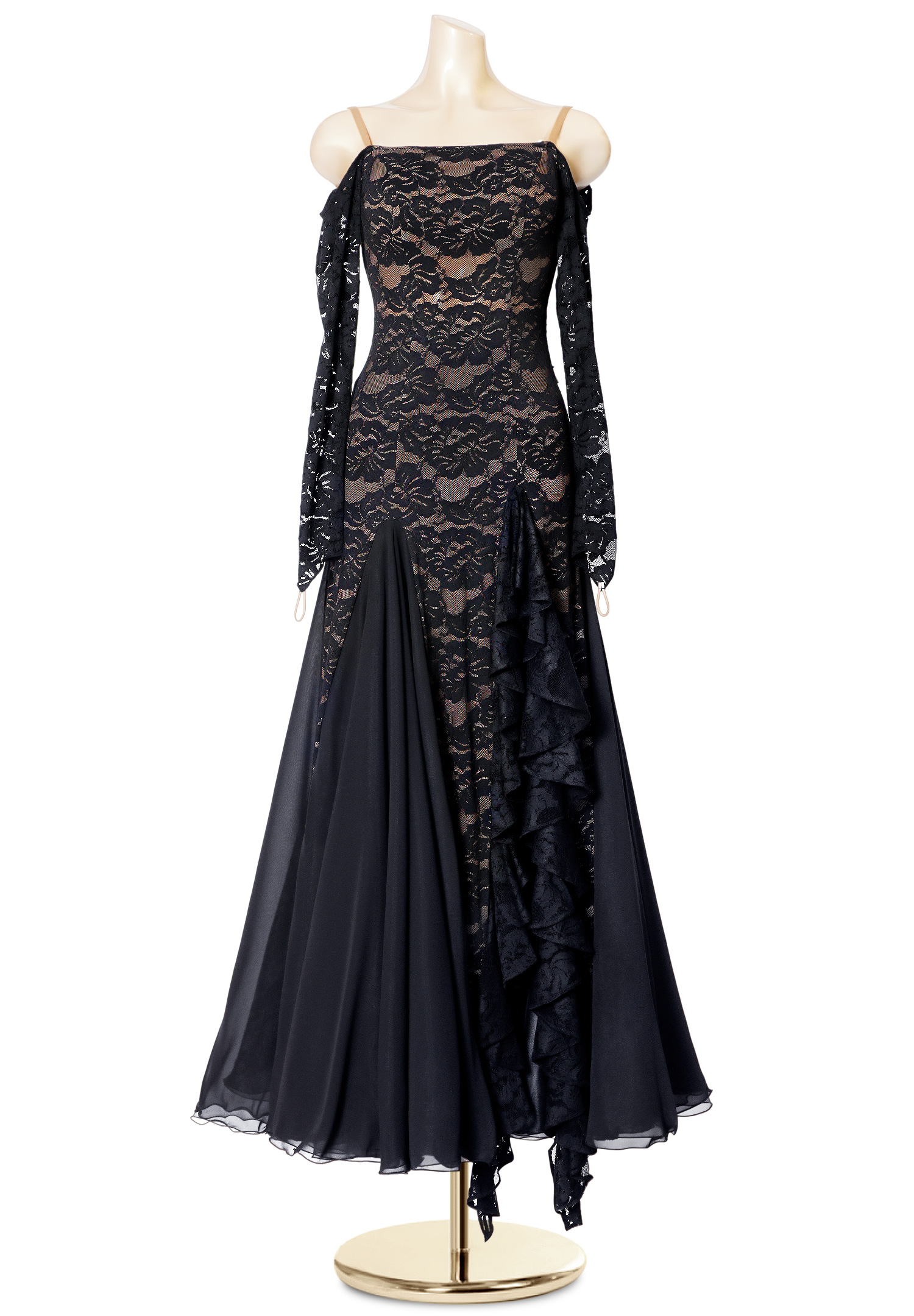 Sexy Edge Lace Romance American Smooth Gown PC-ED19063