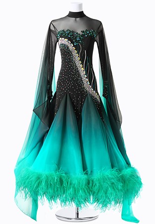Shaded Valley Luxury Performance Dance Dress MFB0092