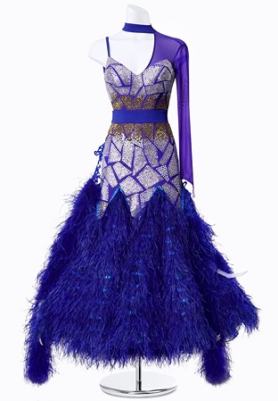 Shattered Crystal Ballroom Gown MFB0242