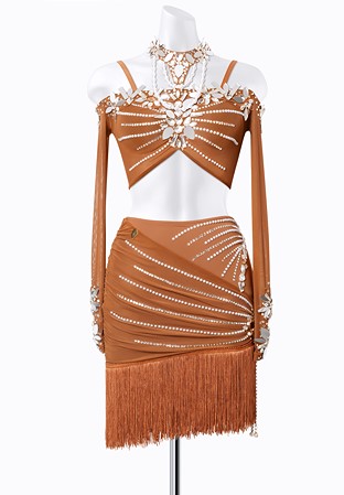 Sheer Sands Latin Dress MF-L0259