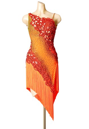 Shining Pistil Latin Dance Gown PCWL19029