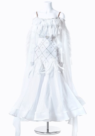 Shining Wing Feathered Standard Dress MFB0071