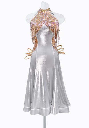 Silver Mist Latin Dress AM-L3110