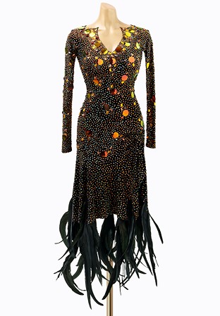 Sleek Sequin Latin Dress ADL2931