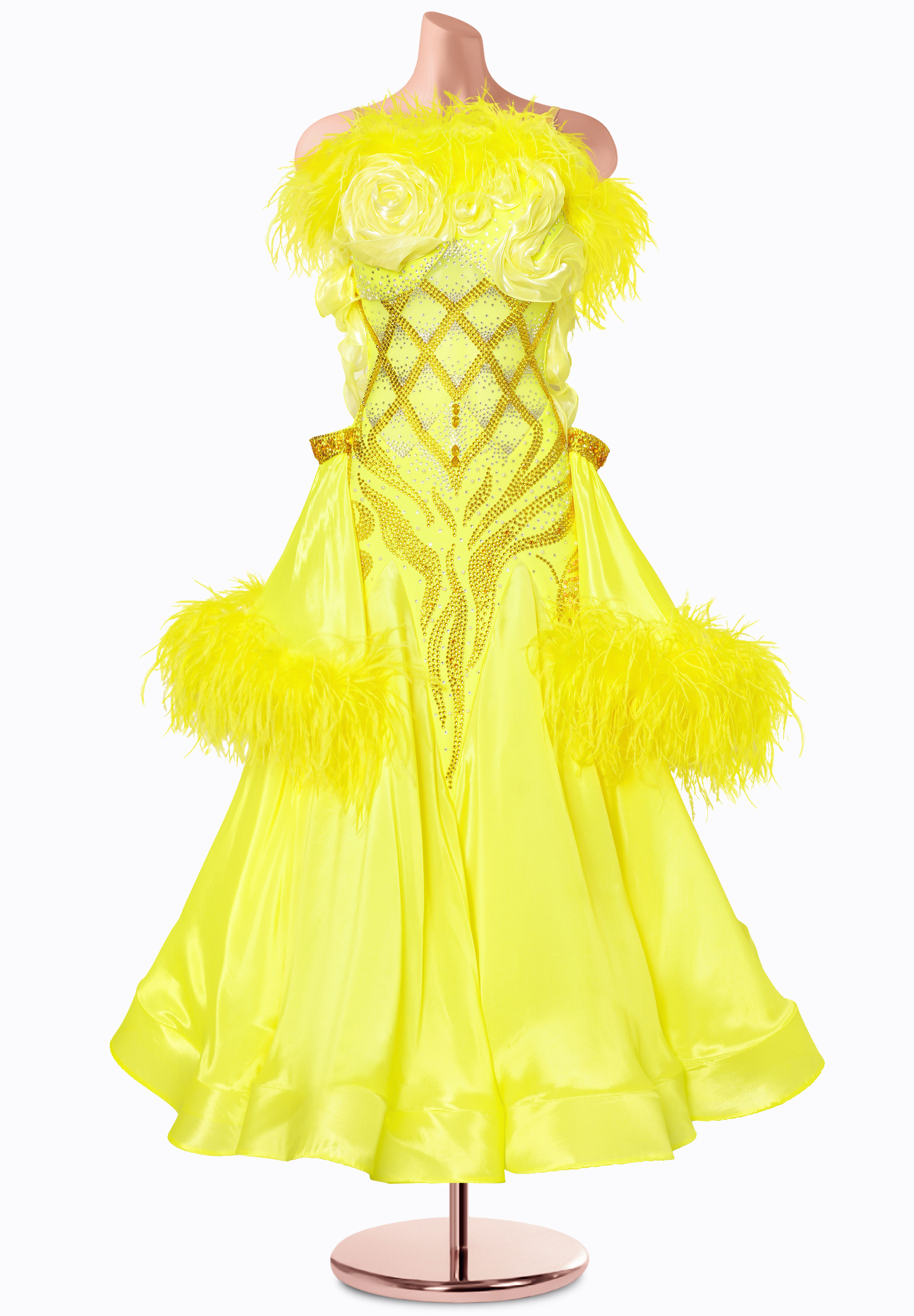 Solar Symphony Ballroom Gown MF-B0511