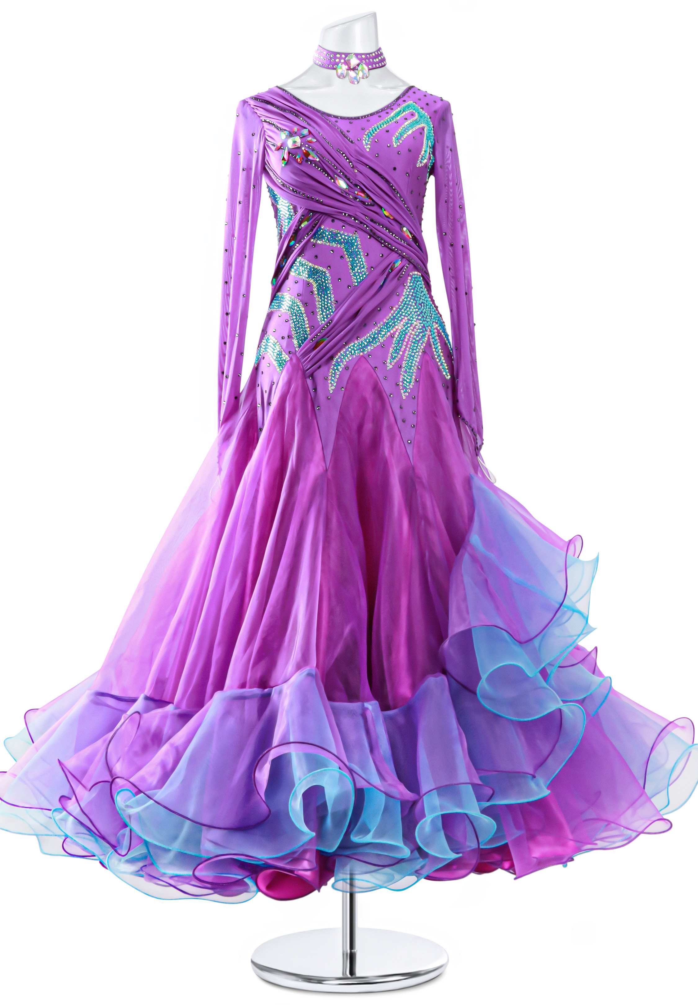 Spanish Maid Voluminous Ballroom Dress MQ-B207