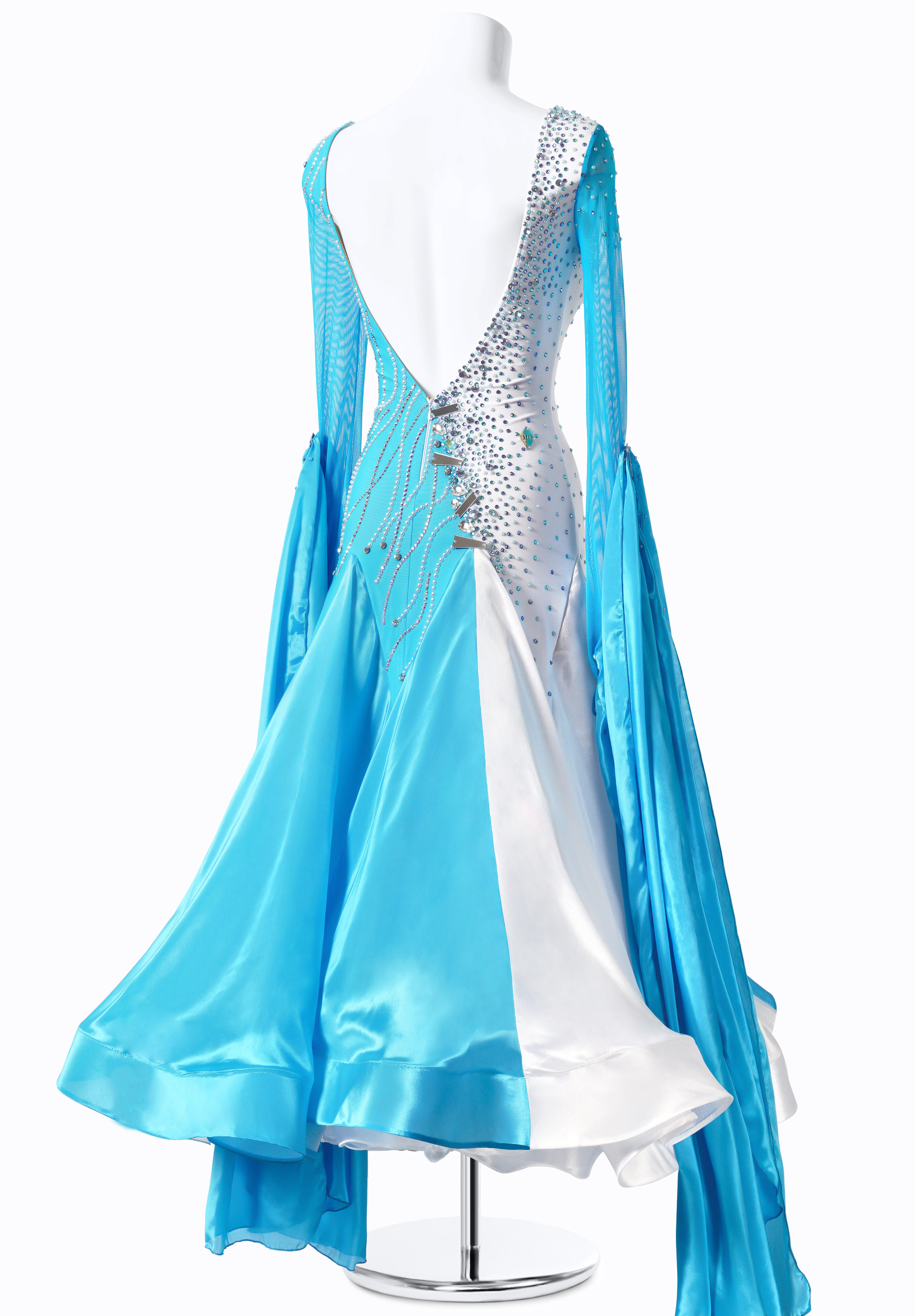 Turquoise A414_White B169
