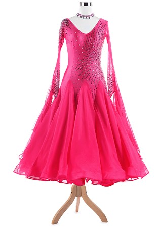 Sparkling Ripple Ballroom Competition Dress VN-A5357