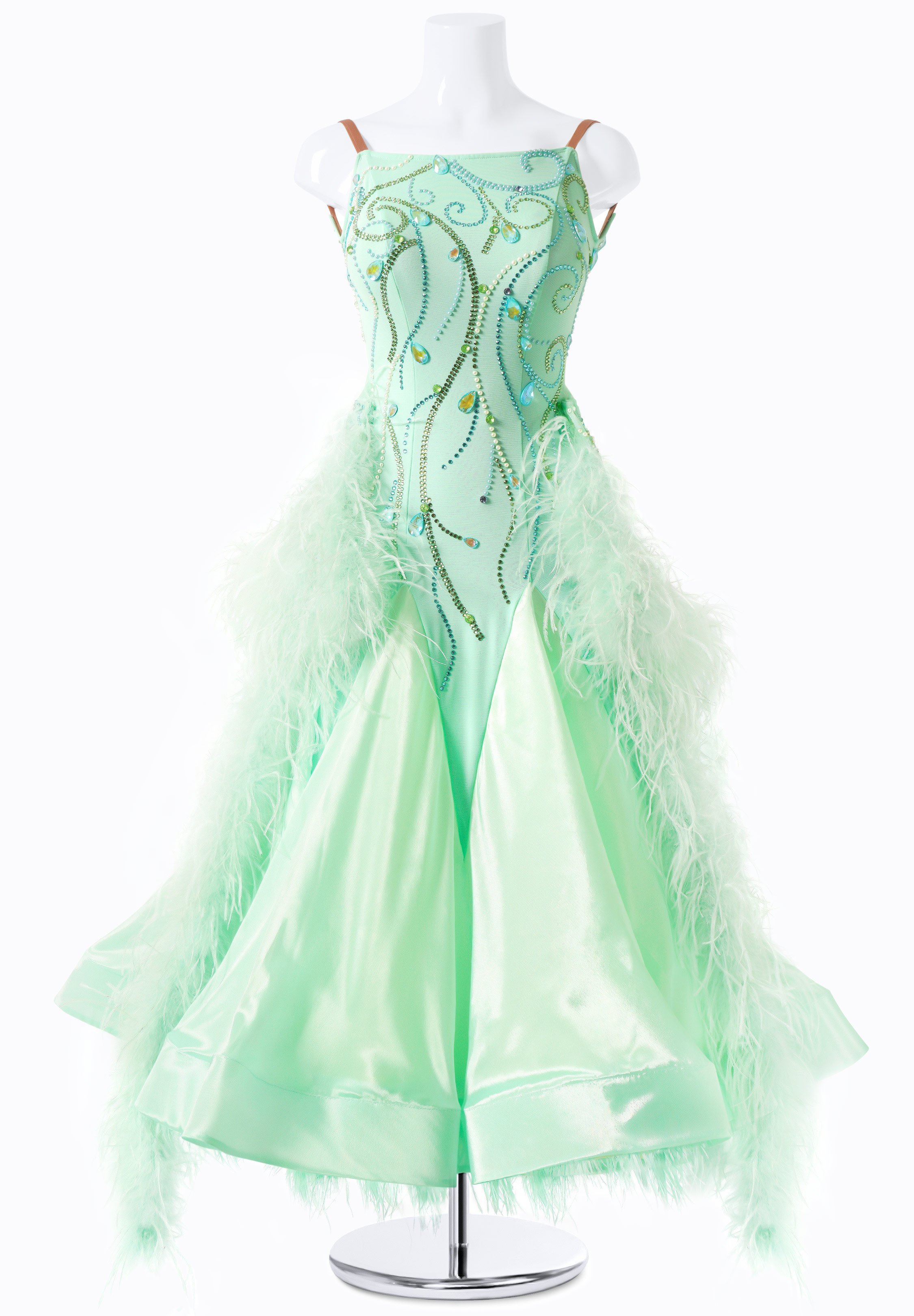 Sparkling Spirals Ballroom Dress MF-B0153