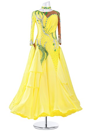 Spinning Butterfly Ballroom Smooth Gown MQ-B204