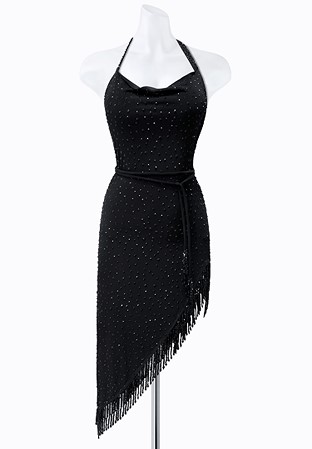 Starry Halter Latin Dress AM-L3659