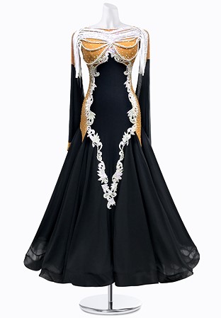 Strapped Bust Ballroom Gown JT-B3780