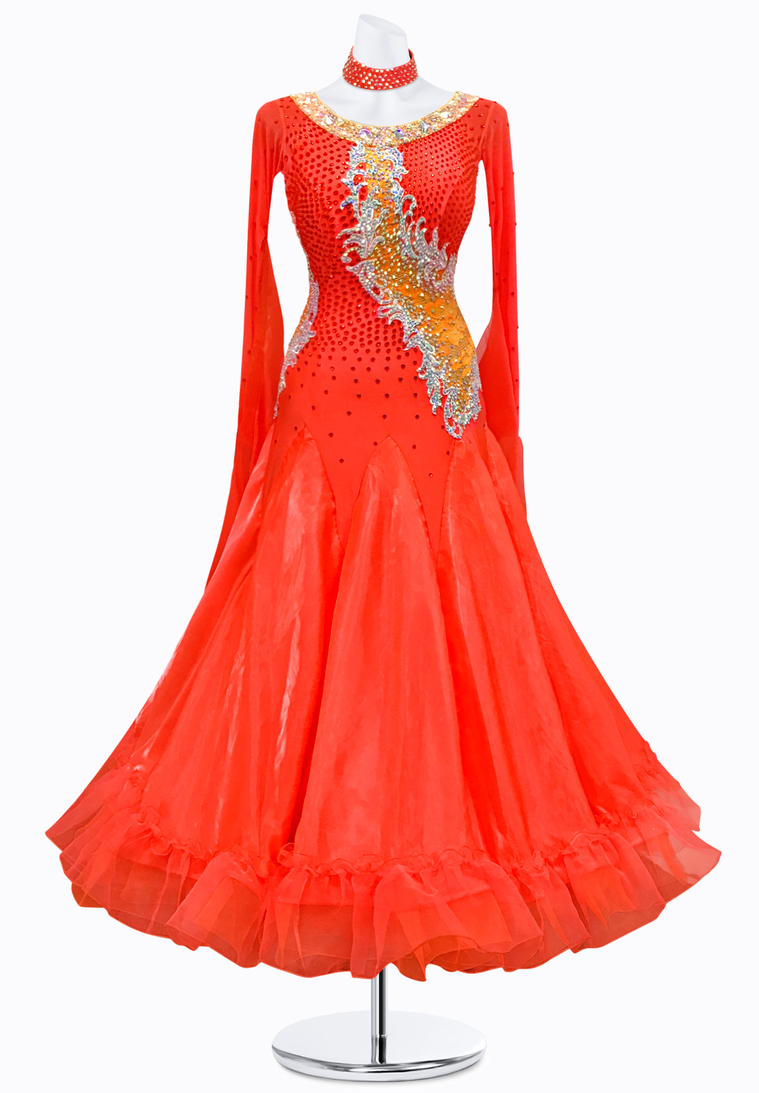 Sunrise Frill Ballroom Gown JT-B3661
