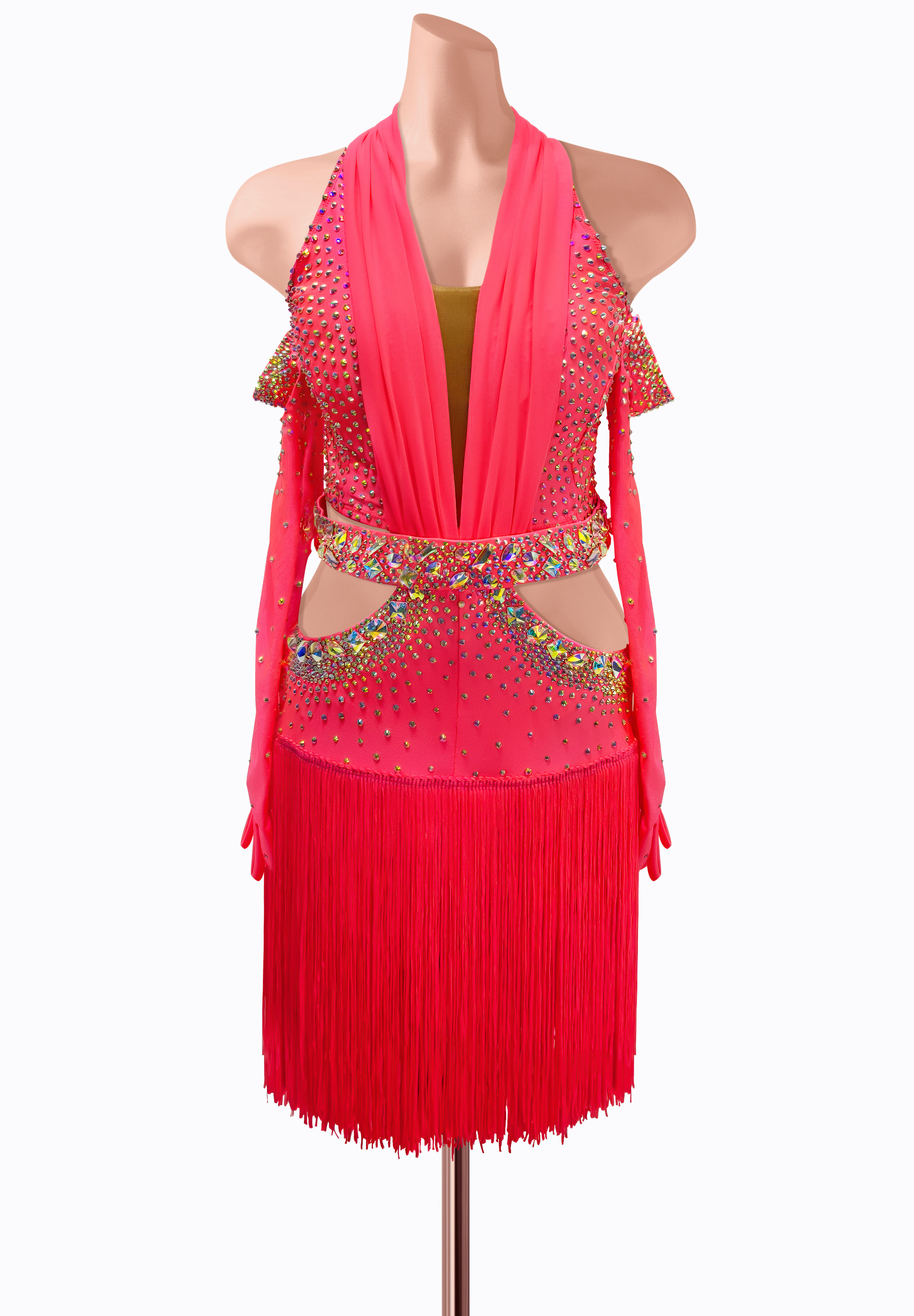 Sunrise Glow Latin Dress AM-L3813