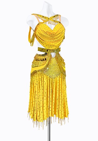 Sunshine Crystal Latin Dress PR-L225056