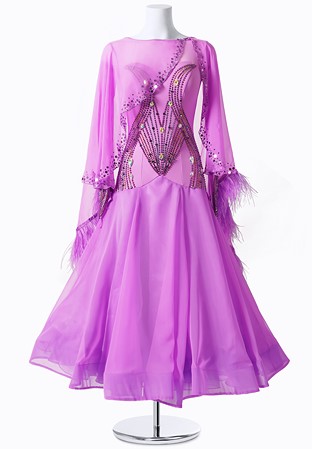 Swaying Sequin Ballroom Dress MFB0097