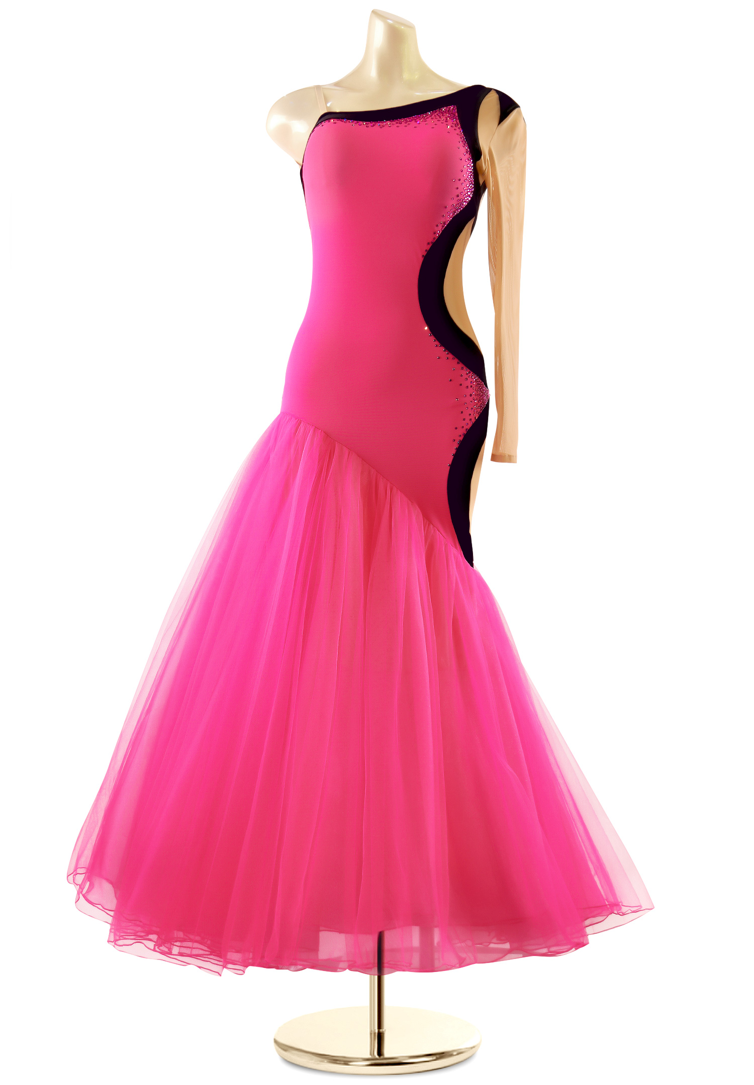 Fits Barbie Dress Pink Barbie Dress Barbie Dress Pink Ba Crystal Bodice Trim 