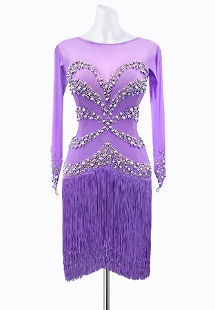 Sweetheart Pearl Latin Dress AM-L3718