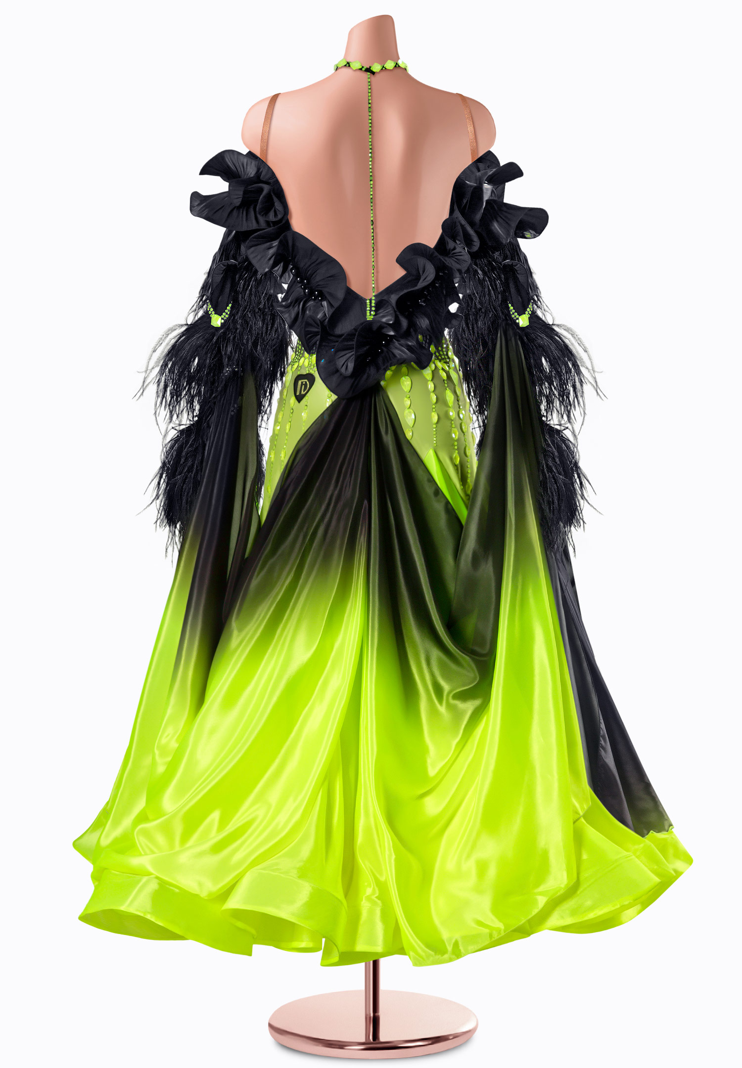 Black on Tropic Lime_