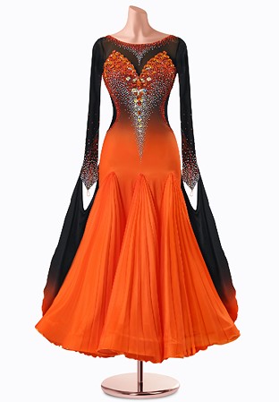 Ember Elegance Ballroom Gown TID-BM1138