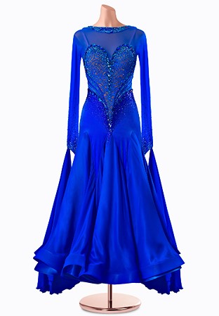Azure Amour Ballroom Gown TID-BM1154