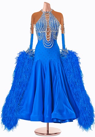 Opulent Ocean Ballroom Gown TID-BM1163