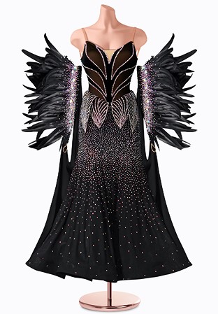 Nocturnal Radiance Ballroom Gown TID-BM1194