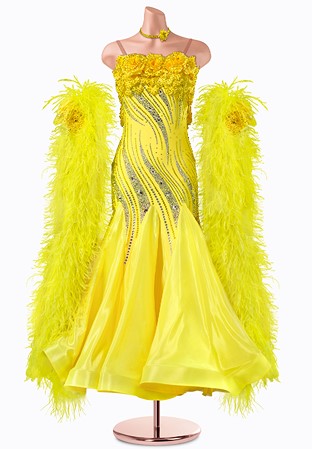 Sunlit Blossom Ballroom Gown TID-BM1203