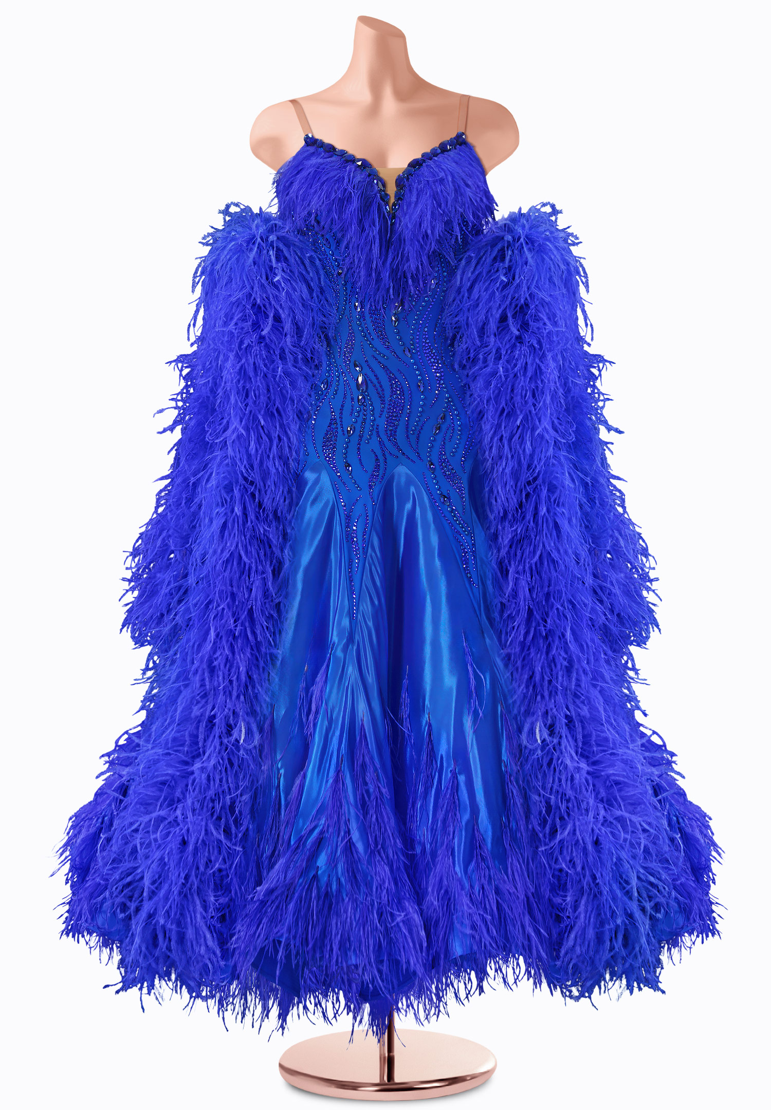 Azure Tide Ballroom Gown TID-BM1207