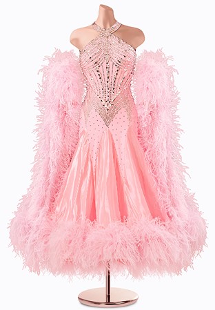 Rosette Sparkle Ballroom Gown TID-BM1216
