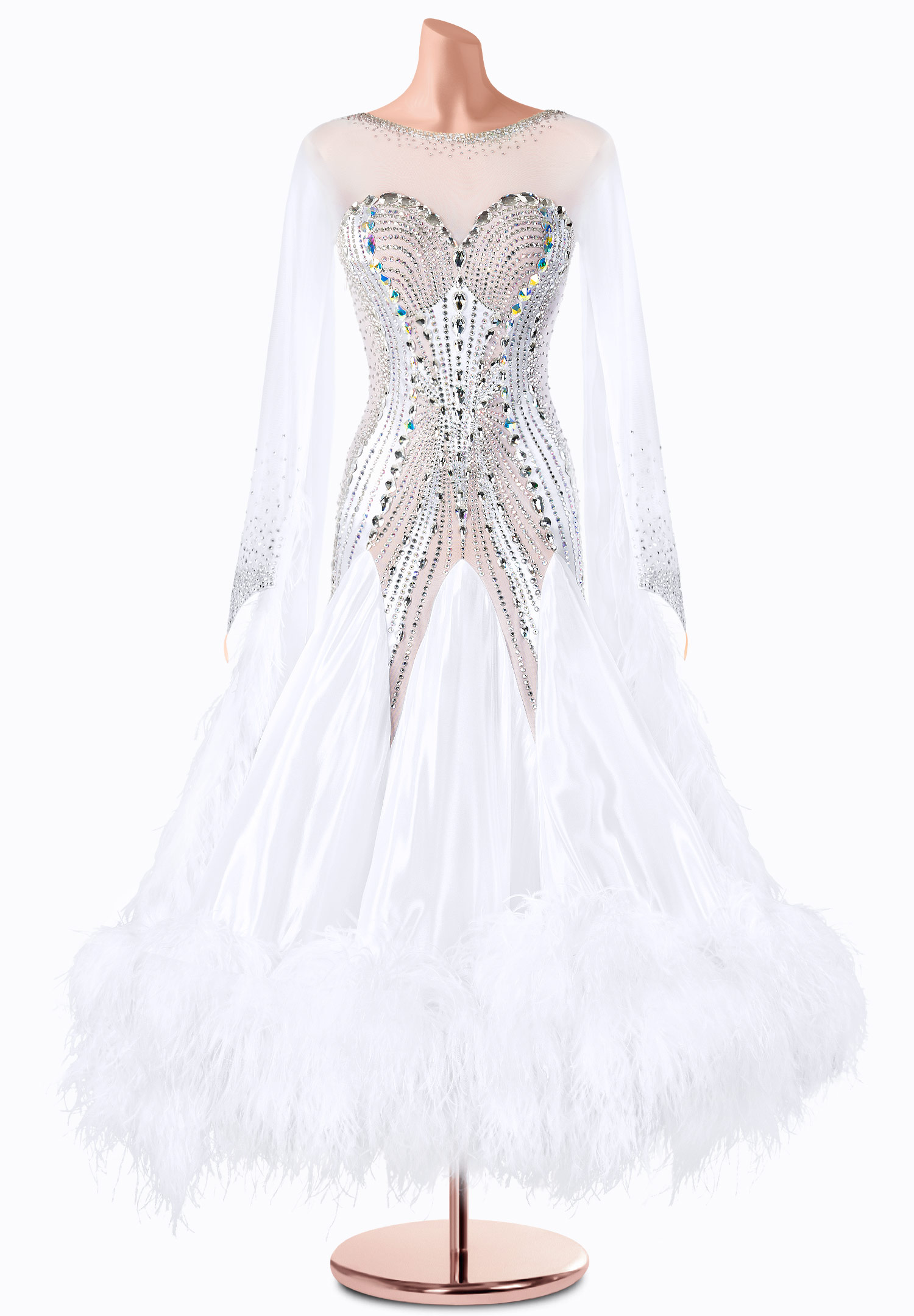 Icy Phoenix Ballroom Gown TID-BM1324