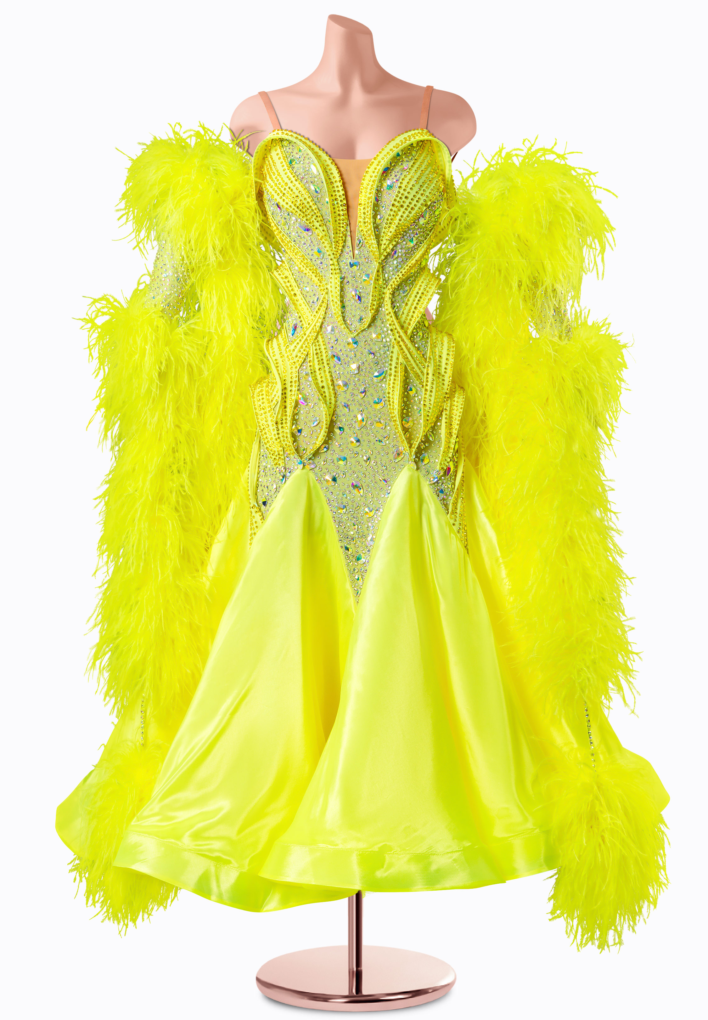 Neon Nectar Ballroom Gown TID-BM1343