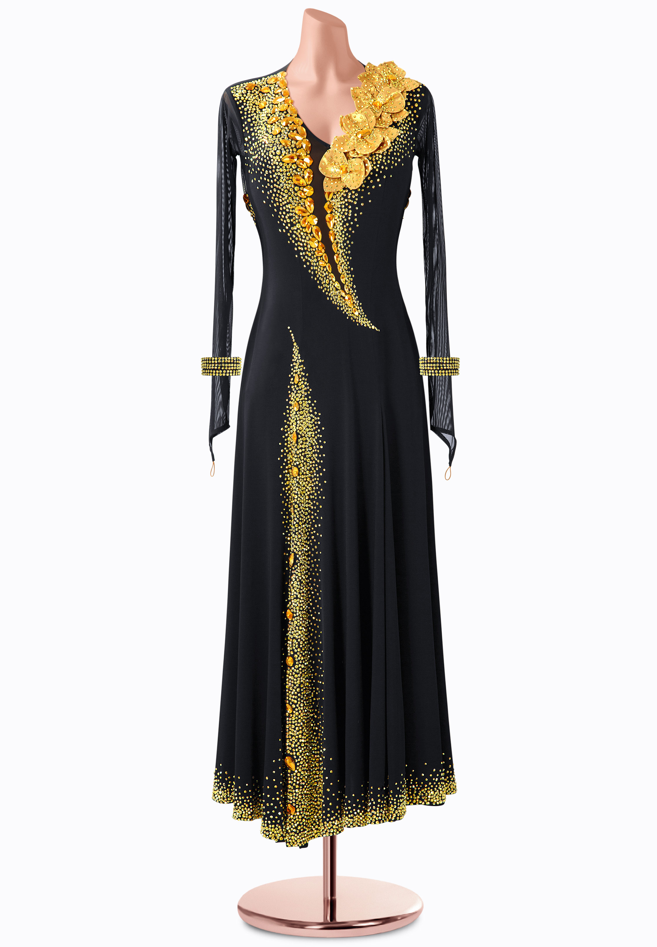 Noir Spark Smooth Gown TID-SM1442