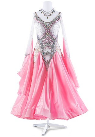 Teardrop Crystal Ballroom Gown NZB23217
