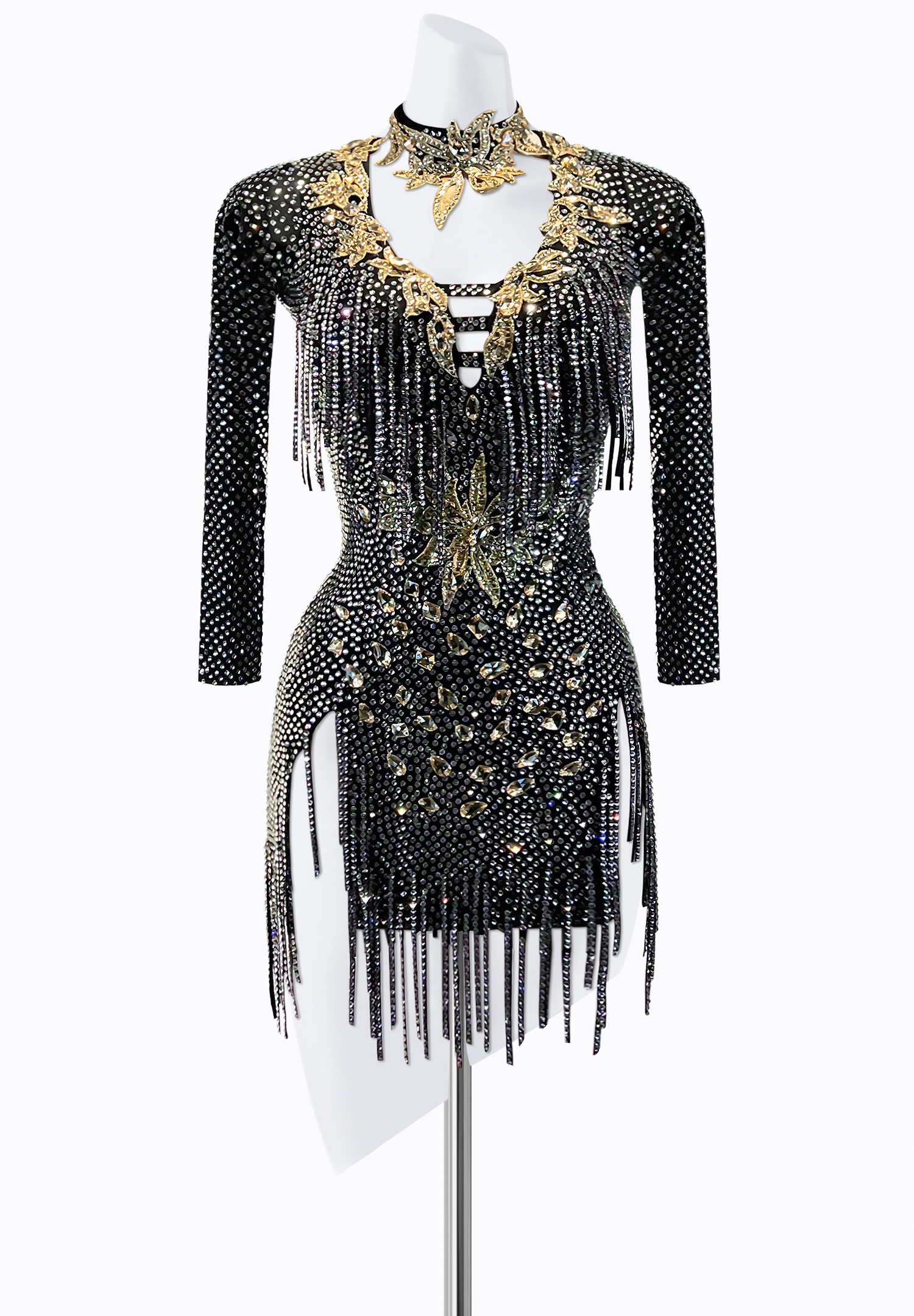 Tempting Crystal Latin Dress PR-L225208