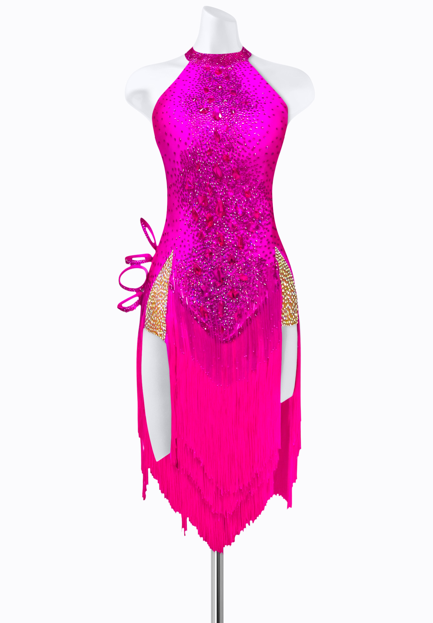 Tempting Fringe Latin Dress AM-L3557