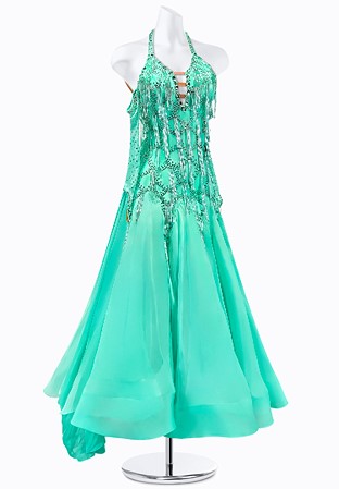 Tranquil Fringe Ballroom Gown PR-B230003