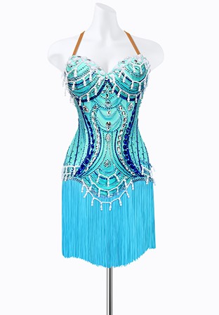 Tranquil Pearl Latin Dress PR-L225064