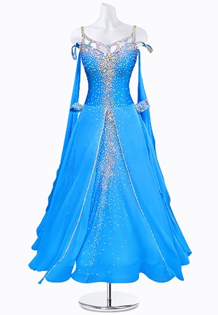 Tranquil Sky Ballroom Dress AM-B3216