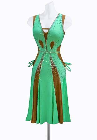 Tranquil Sky Latin Dress AM-L3002