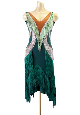 Tribal Fringe Latin Competition Dress PC-WL18017