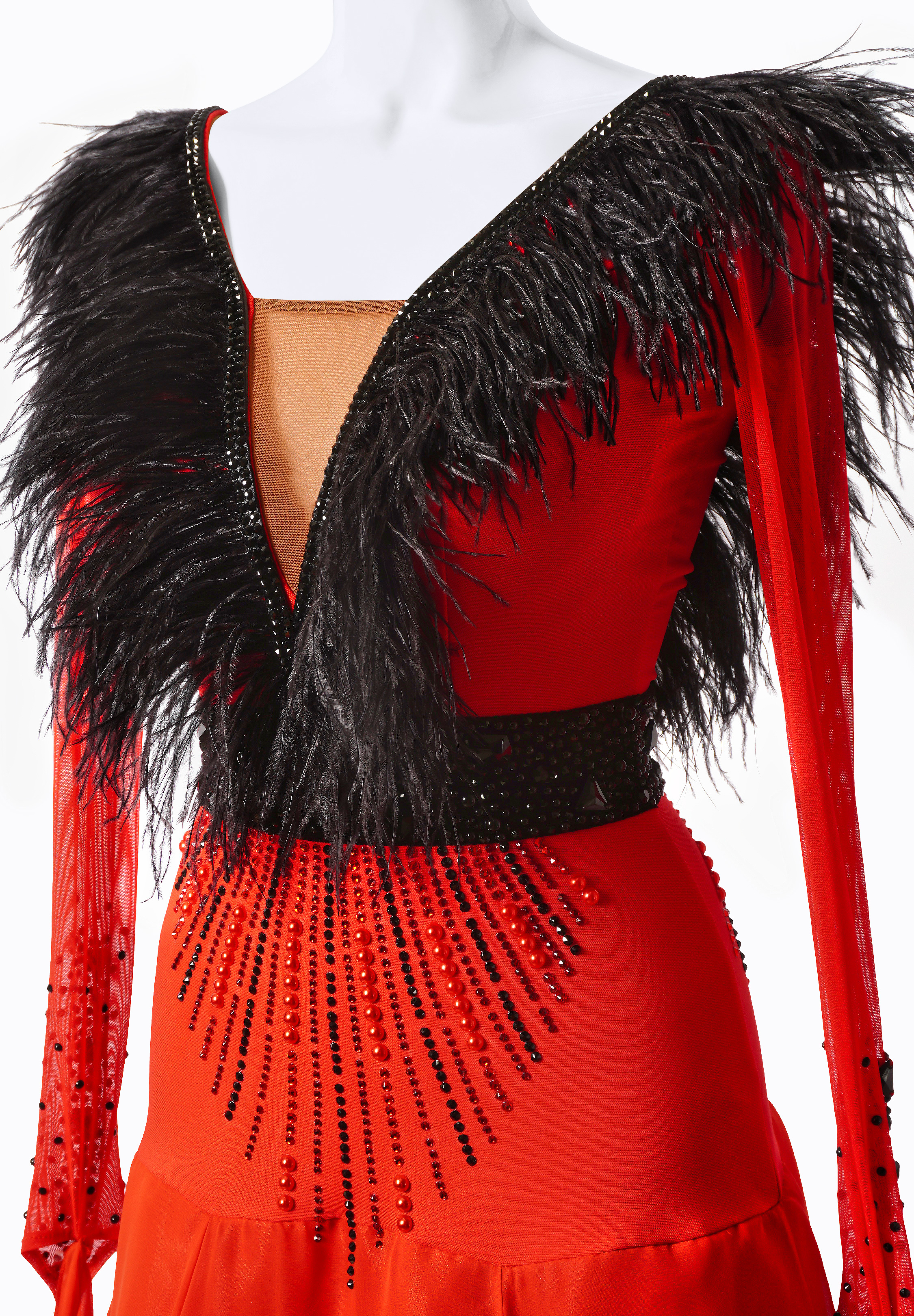 Hot Red A340_Black B136