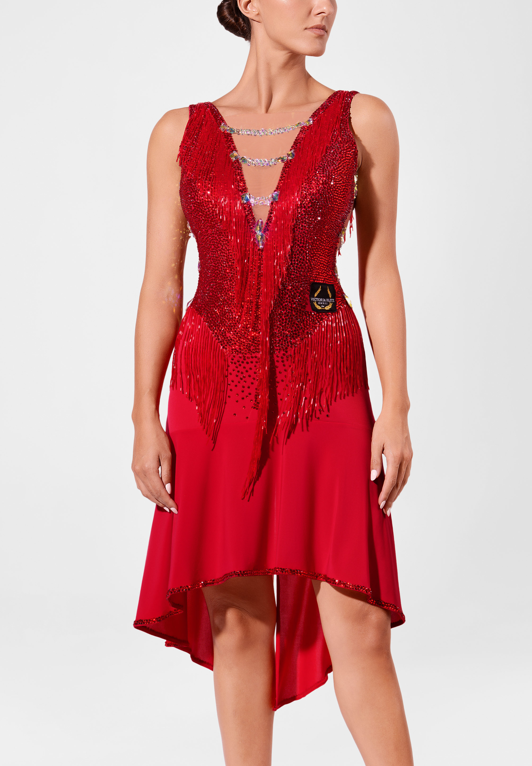 Scarlet Stardance Latin Gown VB-L25030