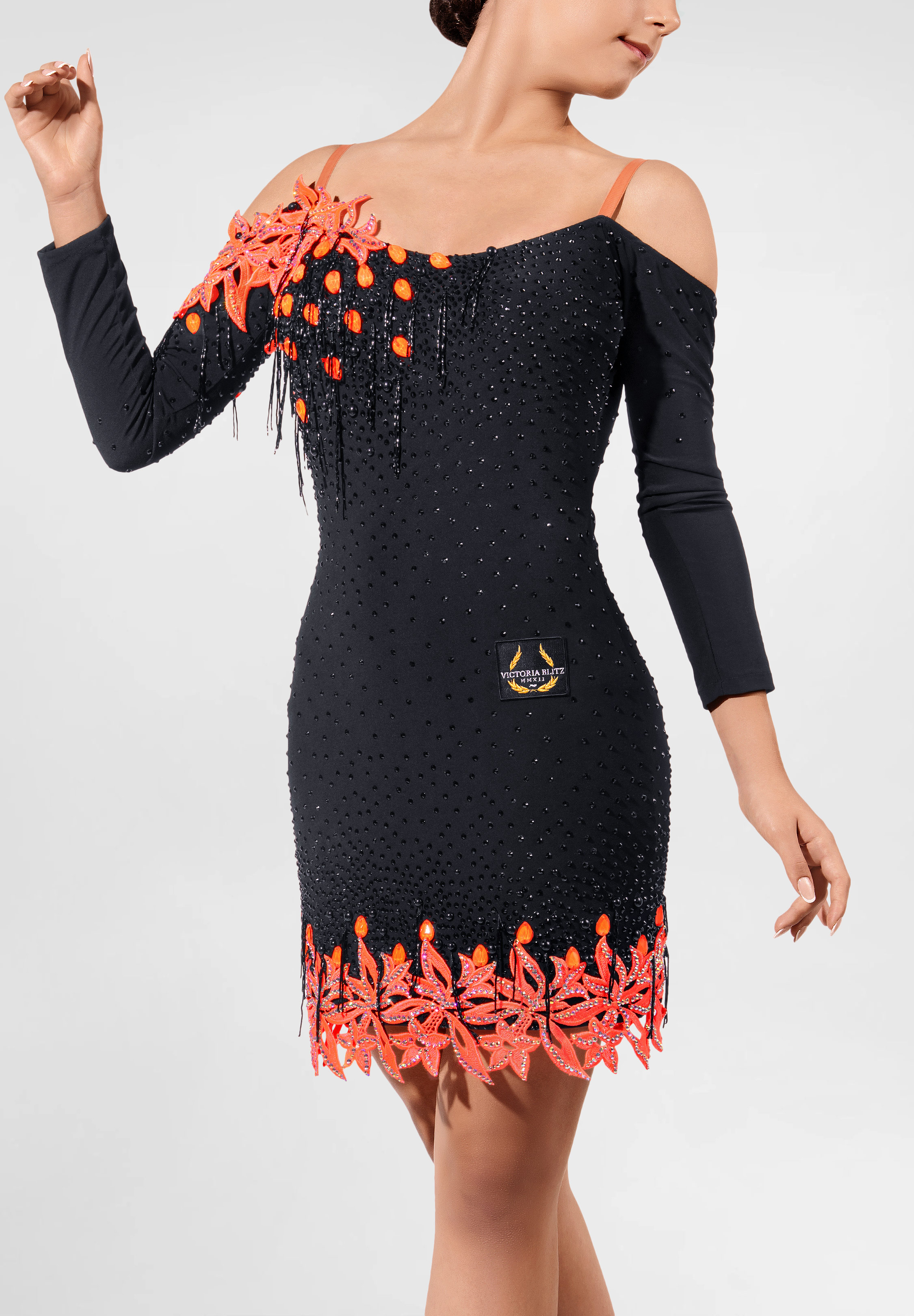Star Shadow Latin Dress VB-L25043