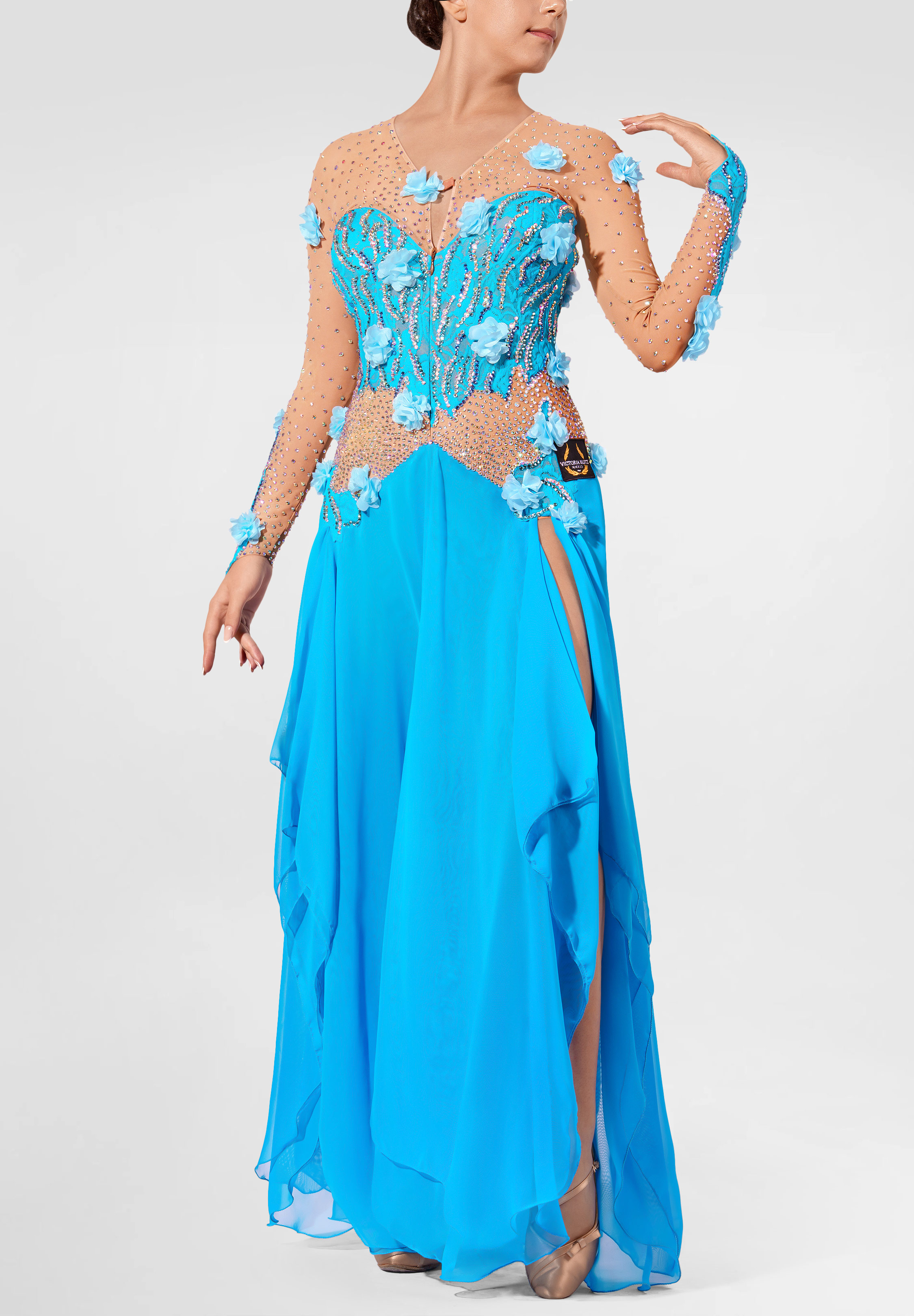 Ocean Bloom Smooth Dress VB-S25020