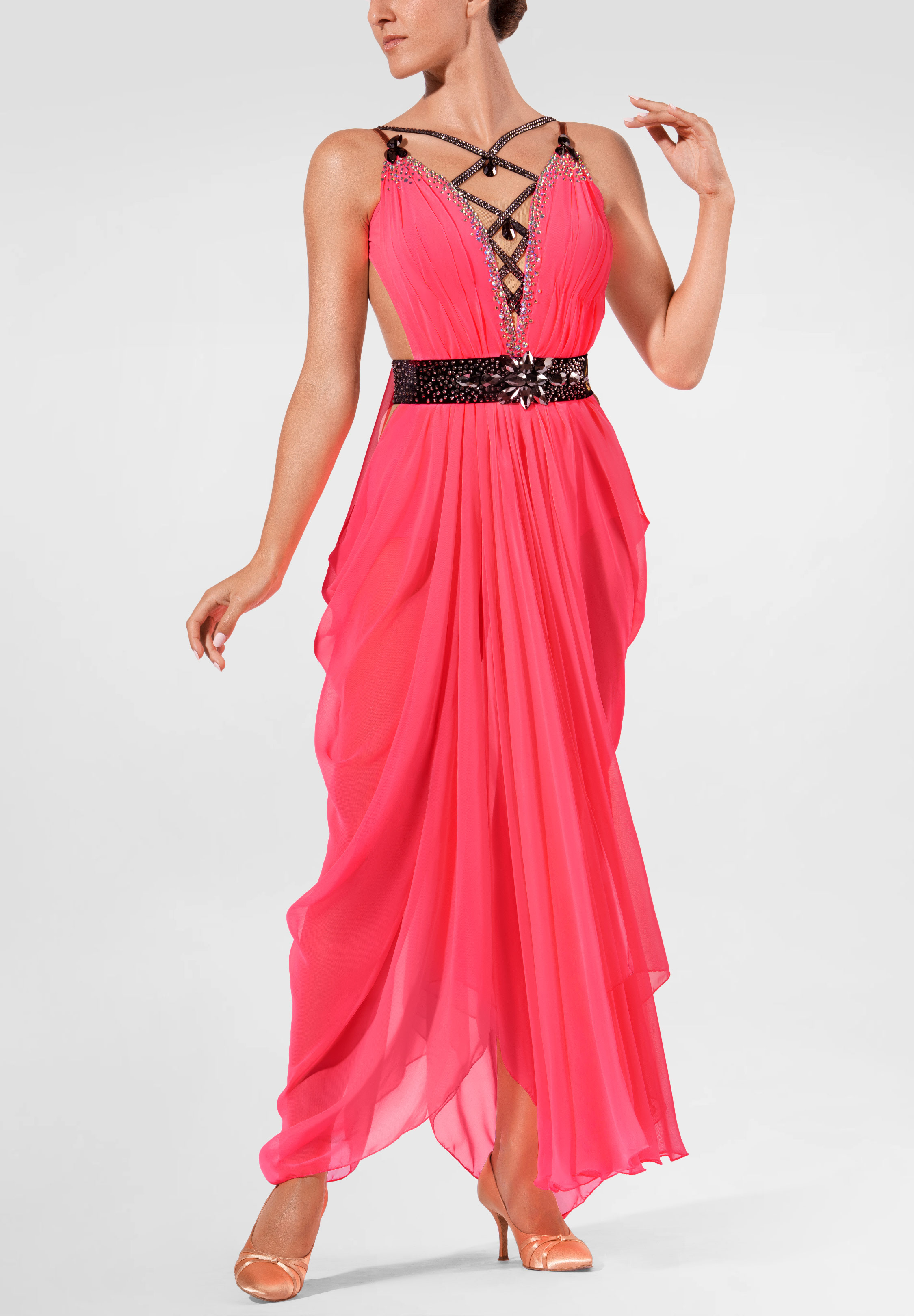 Electric Shadow Smooth Dress VB-S25026