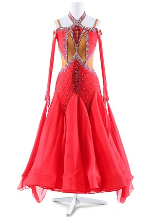 Valentine CutOut Ballroom Gown BA-VSB020