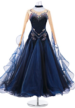 Velvet Elegance Formal Ballroom Dress MQ-B225